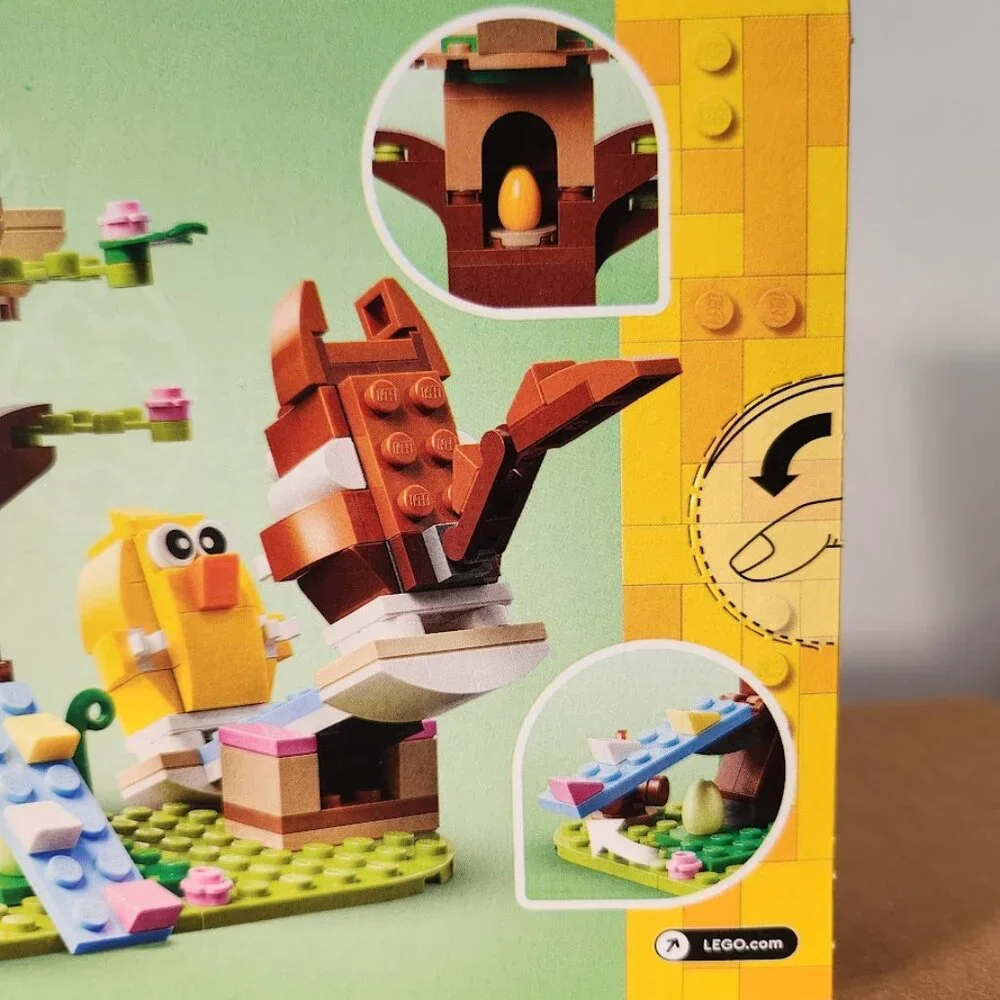 New LEGO Spring Animal Playground Building Toy Set Squirrel Chick Bird Figure 40